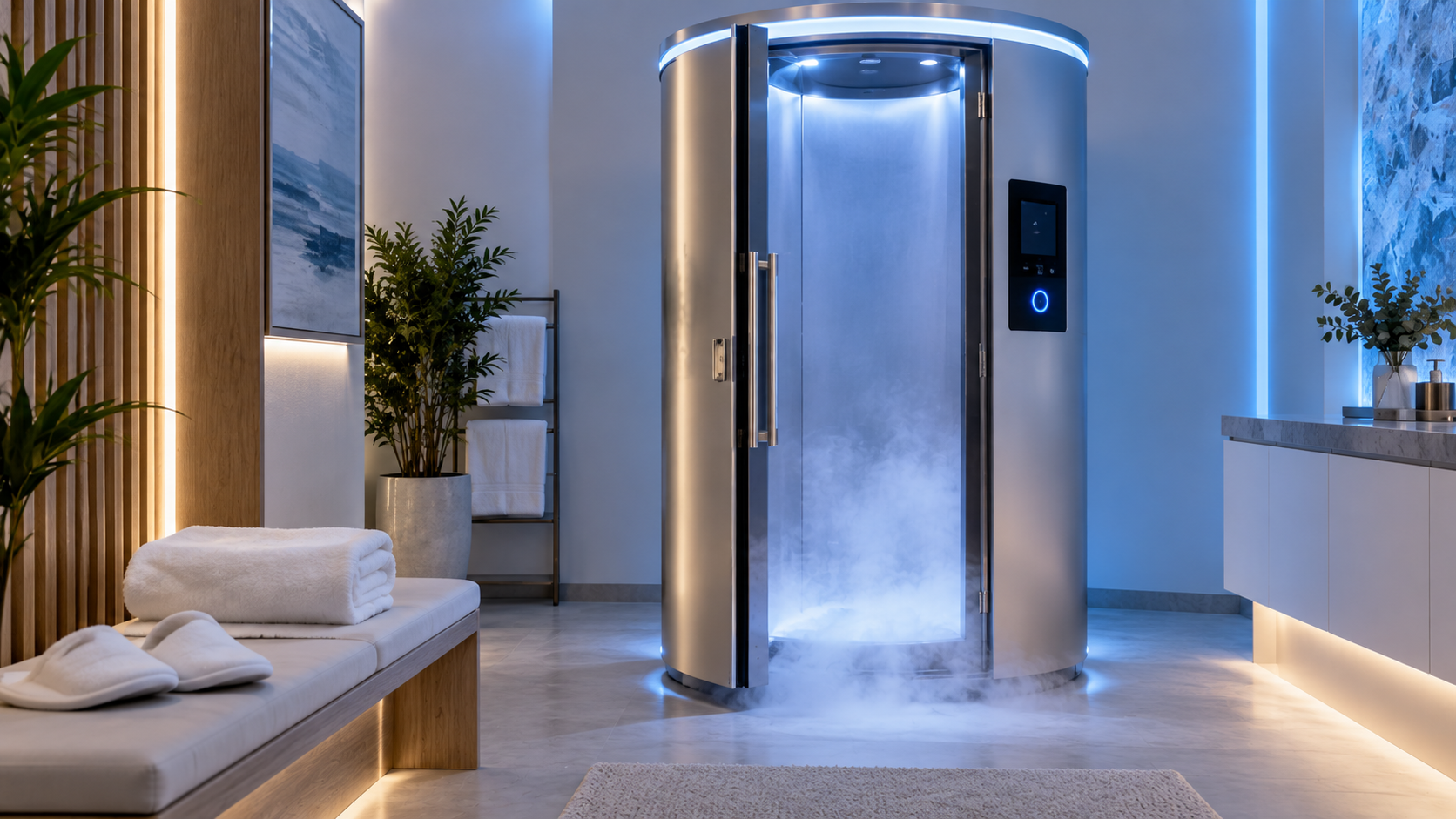 Whole body cryotherapy room Upper West Side New York Sun Club